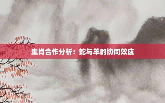 生肖合作分析：蛇与羊的协同效应