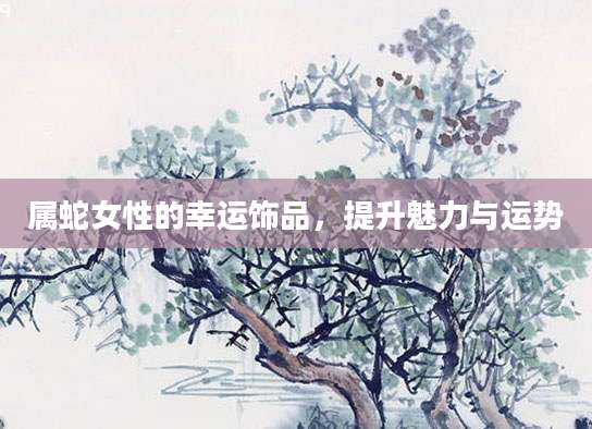 属蛇女性的幸运饰品，提升魅力与运势