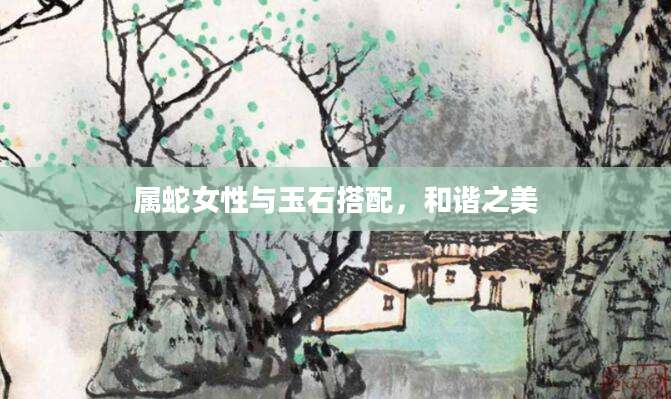 属蛇女性与玉石搭配，和谐之美